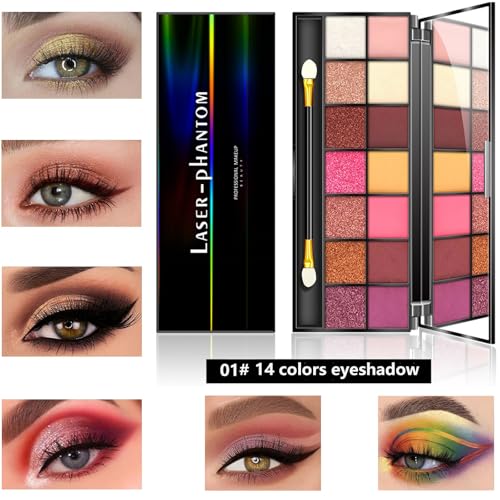 All in One Makeup Kit for Women Full Kit,Makeup Set for Women, Includes Eyeshadow Palette/Foundation/lip gloss/Eyeliner/Mascara/makeup Brush,Makeup Gift Set for Christmas & Birthday&Holiday&Everyday. - color: Set1