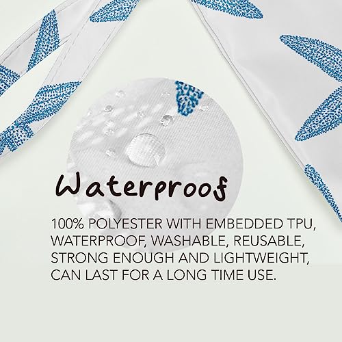 Fokongna Wet Bag, Travel Wet Dry Bag Water Proof Beach Bags for Swimsuit Beach Pool Diapers Dirty Yoga Gym Clothes Zipper Pouch, for Women Sister Friends Ocean Sea Shells Makeup Bag - color: Starfish 03