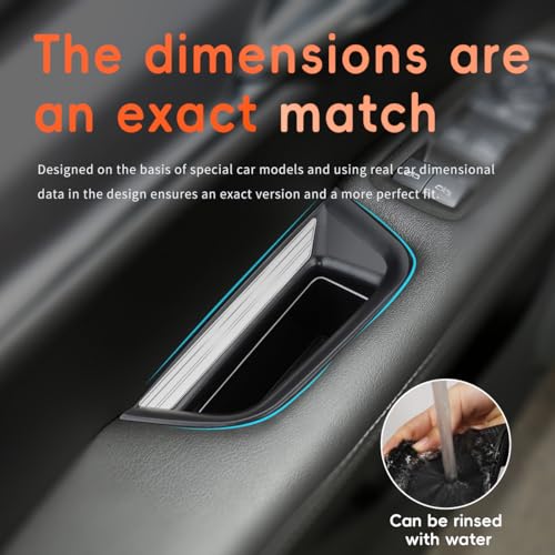 MARCHFA Car Door Tray Organizer Compatible for Cadillac XT5 2025 2024 2023 2022 2021-2017 Accessories Interior Car Door Handle Insert Pocket Storage Box