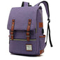 Mancio with USB Charging Port, Elegant Water Resistant Travelling Backpack Casual Daypacks College Shoulder Bag for Men Women, Fits up to 15.6Inch Laptop,Purple - color: Purple