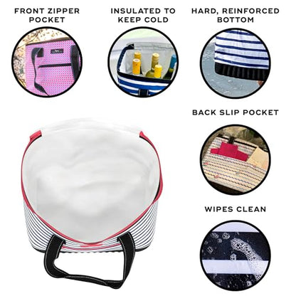 SCOUT The Stiff One - Large, Soft, Lightweight, Insulated Cooler with Hard Bottom, Beach, Family, Travel, Picnic Cooler - color: Ship Shape