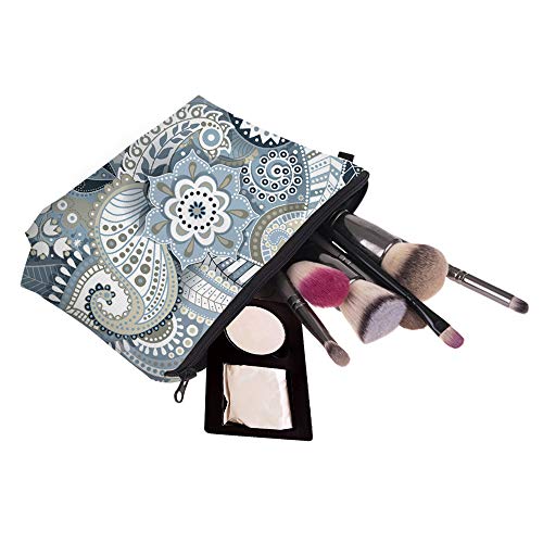 Deanfun Cosmetic Bag for Women, Mandala Flowers Waterproof Makeup Bags Roomy Toiletry Pouch Travel Accessories Gifts (51559) - color: 51559