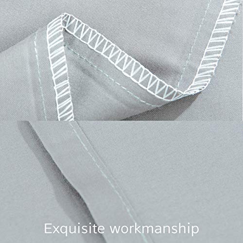 NTBAY Egyptian Cotton Toddler Pillowcases - Set of 2 - Travel Pillow Cases - 500 Thread Count Cotton 13x18 Pillow Covers - Envelope Closure Nursery Pillowcases, 13x18 Inches, Light Grey - color: Light Grey