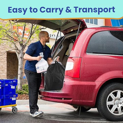 Travel Laundry Detergent Sheets with Travel Laundry Bag and Portable Clothesline – Laundry Detergent Sheets 60 count, Foldable Laundry Bag & Heavy Duty Clothesline for Hotels, Cruises & Trips