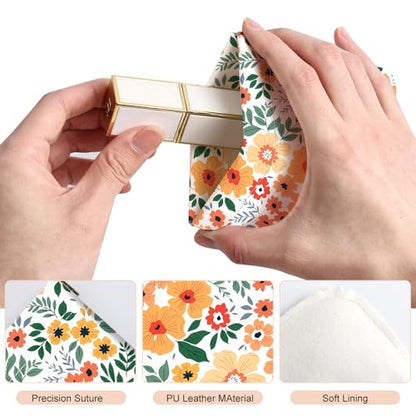 2Pcs PU Leather Small Squeeze Coin Purse Pouch Mini coin Bag Unique And Cute Wallet Cosmetic Bags Change Bag For Women Girls Men Color Crush - color: Color Crush