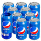 BeerSkin Skywin Silicone Can Covers that Look Like Soda - 10 Pack 12 oz (355ml), Reusable & Durable Soda Can Cover, Fun Kozies for Cans for Camping, Parties, Outdoor, Beach Accessories (Blue) - size: Blue