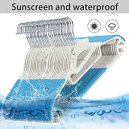 Tinfol Dry Wet Hangers - Space Saving Clothes Hanger, 30pc Plastic Suit Hangers with Non-Slip Pads Clothes - Heavy Duty Hanger Perfect for Cloth, Underwear, Pants, Shirts and Sweaters - color: White, size: 30 Pack