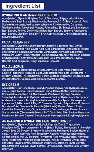 Fathers Day Gifts for Dad Husband,Skin Care for Men, Hydrate, Firm, Anti-Aging & Wrinkle Mens Self Care Facial Face Routine Kit,Birthday Valentines Gift Baskets for Young Men Him Teen Boy Boyfriend - size: Skin Care Kit