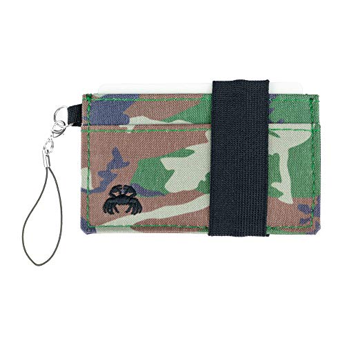 Crabby Wallet - Thin Minimalist Front Pocket Wallet - C3 Canvas Wallet - color: Armyland