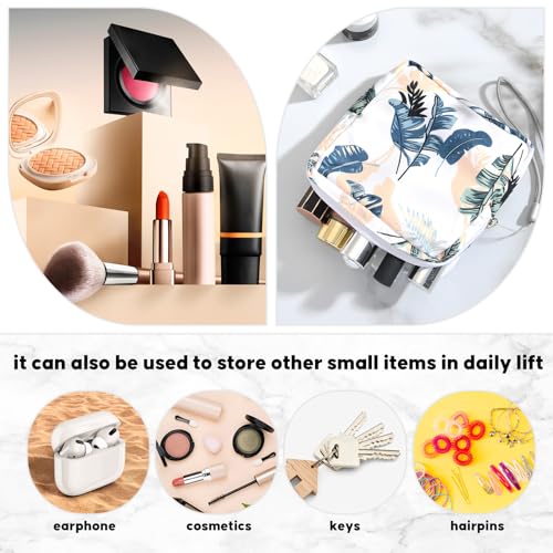4Pcs Sanitary Napkin Storage Bag, Small Menstrual Period Bag Period Pouch Waterproof ,Tampon Organizer Pouch Tampon Pad Holder for Purse, Pad Bag Feminine Care First Period for Teen Girls School
