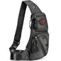 NICGID Sling Bag Chest Shoulder Backpack Crossbody Bags Casual Daypack for Men Women (Black-2620N) - color: Black-2620n