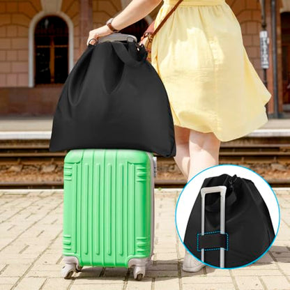 Travel Seat Cushion Carrying Bag Portable Memory Foam Cushion Storage Bag Chair Pad Organizer Drawstring Closure Bag with Adjustable Strap for Stadium Camping Beach Trip
