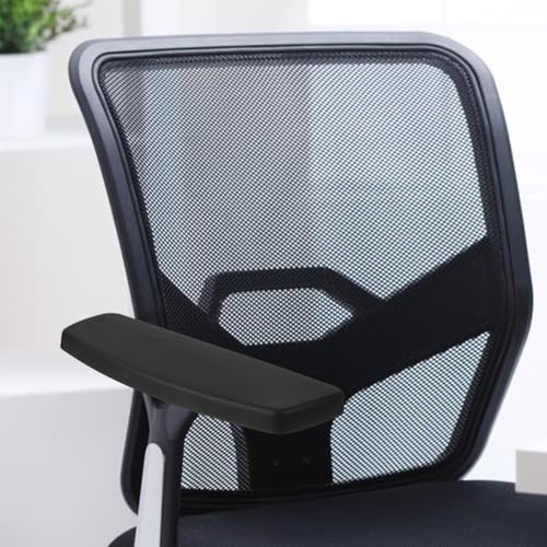 Unomor Office Armrest Pads 9.44X3.26X0.59In Anti Slip Desk Arm Rest Replacement Supports for Office and Gaming Injection Molded Armrest Covers