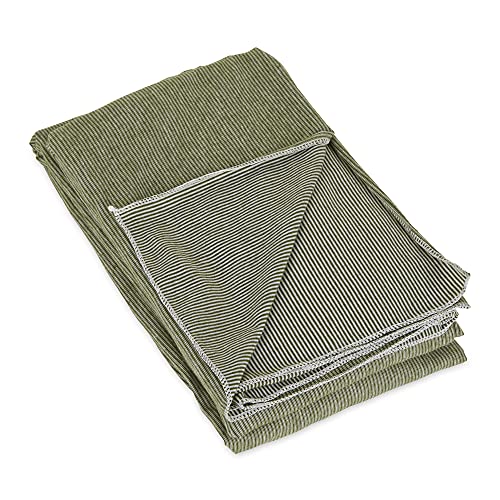 Bucky Jersey Stripe Comfort Travel Accessories, Blanket Scarf, Olive Stripe, One Size - color: Olive Stripe, style: Blanket Scarf