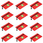 Red Emergency Bag First Aid Bag Small Empty Travel Rescue Bag Pouch First Responder Storage Medicine Pocket Bag for Car Home Office Kitchen (8.3x5.5" 12pcs green print) - style: 8.3x5.5inch 12pcs Green Print