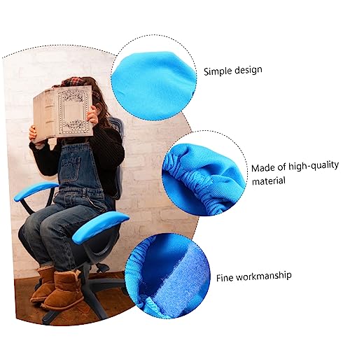 Holibanna Children's Chair Arm Covers 2 Pack Armrest Sleeves for Game Home Airplane Office Chairs Comfortable Polyester Fiber Padding