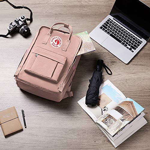 KALIDI Casual Laptop Backpack 15 Inches Classic Camping Rucksack Travel Outdoor Square Daypack College Hiking Gym Bag, Pink - color: Pink