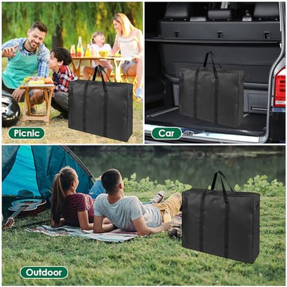 Folding Table Storage Bag, Portable Carry Table Bag for 4FT Folding Picnic/Camp Tables, Waterproof Folding Table Cover with Handles(bag only)- 26" D x 25" W x 5" H - size: 4FT Folding Table Bag