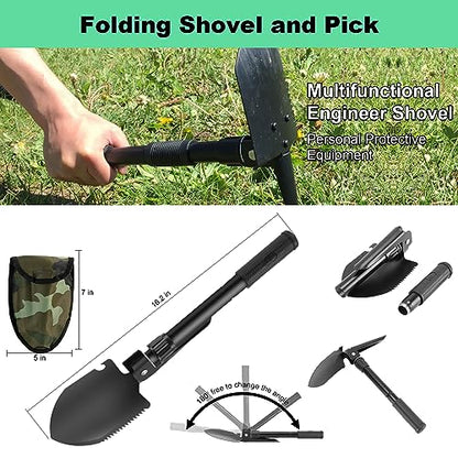 Survival Kit 256 in 1, First Aid Kit Survival Gear Tools Trauma Kit with Molle Pouch for Outdoor, Camping, Hunting, Hiking, Earthquake, Home, Office, Gifts for Men Dad Husband Women - color: Green