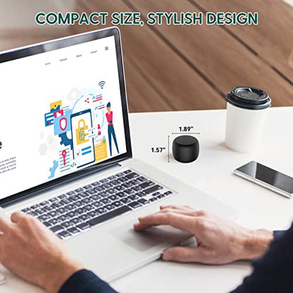 White Noise Machine Babelio Mini Sound Machine for Adults Kids Baby | 15 Non-looping Sounds | Timer | Easy to Pocket and Travel - Black (Pack of 2) - color: 2 Pack - Black, size: Pocket Mini