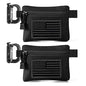 FRTKK 2 Pack Tactical Compact EDC Pouches Military Molle Utility Pouch Accessories Organizer Pouch Coin Purse Keychain Pocket Credit Card Holder Waist Pack - color: Black 3
