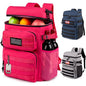 Tactical Backpack Cooler,Soft Lightweight Leakproof Cooler Backpack,Insulated Cooler Bag,Portable Soft Cooler Bag Waterproof for Beach, Travel, Camping, Picnic, Hiking - color: Hot Pink
