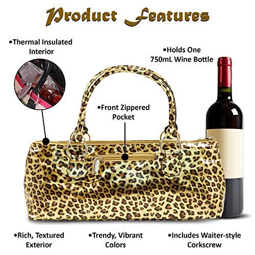 PRIMEWARE Cheetah Wine Clutch - color: Cheetah
