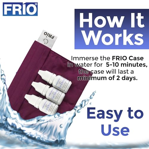 FRIO Cooling Wallet - Insulin Cooler for 45+ Hours of Stress Free On The Go - Burgundy Mini - color: Burgundy, size: Mini