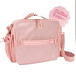 Bentgo Kids Lunch Bag - Double-Insulated, Reusable Lunch Bag for Kids 3+ with Adjustable Strap; Holds Lunch Box/Water Bottle/Snacks; Easy-Clean, Water-Resistant & Pockets (Glitter - Petal Pink) - color: Glitter Edition - Petal Pink