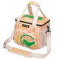 SUNNY BIRD 12L Large Insulated Lunch Bag, Leakproof and Foldable Lunch Cooler Box for Women Adult and Men, Fits 18 Cans (Grapefruit Pink) - color: Grapefruit Pink