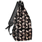 Cute Pug Dog Crossbody Sling Bag Men Women, Casual Shoulder Backpack, Chest Daypack Satchel for Hiking Travel - color: Color 3