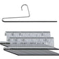 Mawa Trouser Series Open-Ended Single Rod Hanger, KH 35U, Non-Slip Pant/Trouser Hanger, Space Saving, Reverse Hook Version, Set of 160, Black - color: Black, size: Set of 160