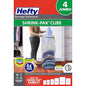 Hefty Shrink-Pak Vacuum Storage Bags – For Clothes, Pillows, Towels, Blankets & More – Space Saver Vacuum Suction Sealer Bags for Home or Travel – 4 Jumbo Cubes, 43.5 x 34 x 18 Inches - size: 4 Jumbo Cube