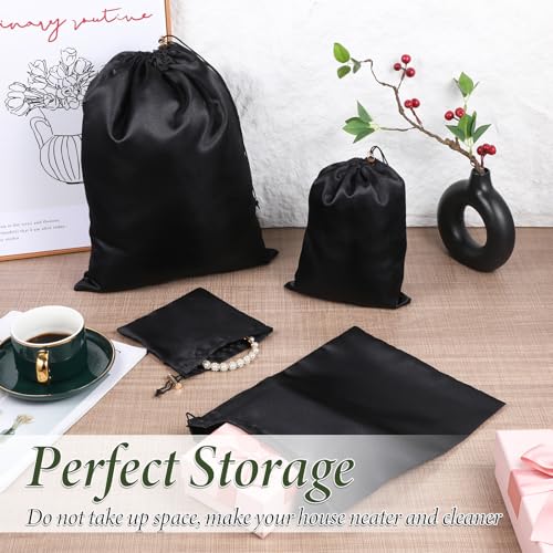 16 Pcs Game Toy Storage Bag with Drawstring, Multi Purpose Foldable Stuff Sack Travel Bags, Pouches for Lightweight Toys, Adjustable Toy Organizer, Foldable Ditty Underwear Bag for Women Men, 4 Sizes