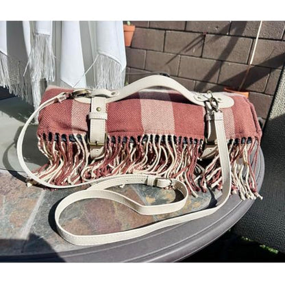 Picnic Blanket Extra Large Waterproof with Strap 59"x79" - Machine Washable Tassels Faux Wool Cashmere for Park, Grass, Camping, Hiking, Concerts (Latte with white shoulder strap, 59"X79") - color: Latte With White Shoulder Strap