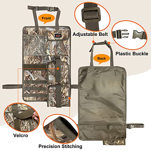 MYDAYS 2 Pack Tactical Seat Back & Front Seat Gun Organizer with Molle Panel Vehicle Gun Holders for Hunting Rifles & Shotguns (Camo) - color: Camo