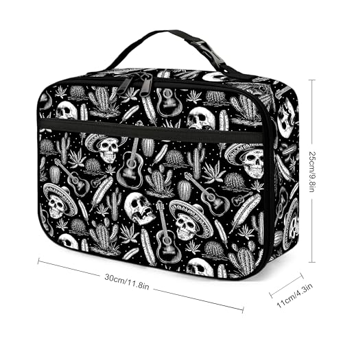 Mexican Cactus Lunch Bag Insulated Reusable Lunch Box Cooler Thermal Tote Bag For Teenage Boys Girls School Beach - color: Mexican Cactus