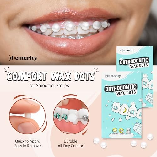 Braces Care Essentials with Sonic Toothbrush, Orthodontic Wax and Floss Picks for Daily Braces Cleaning and Comfort for Kids, Teens and Adults