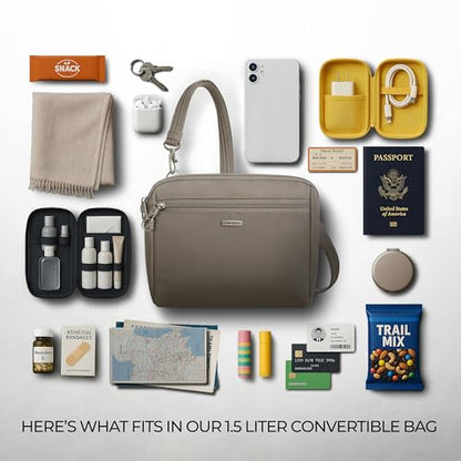 Travelon Anti-Theft Classic Convertible Crossbody & Waist Pack - color: Nutmeg