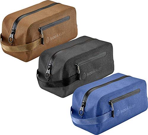 Skog Å Kust DoppSåk Waterproof & Leak-proof Travel Toiletry Bag | Large Blue - color: Blue, size: Large