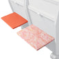 Go-Be Sleeves Airplane Tray Covers for Adults 2-Pack Classics Airplane Tray Covers - Apricot Hex/Apricot Solid - color: Apricot Hex/Apricot Solid