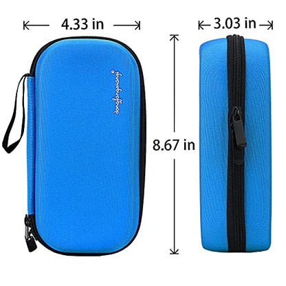 YOUSHARES Insulin Cooler Travel Case - Handy Medication Insulated Diabetic Carrying Cooling Bag for Insulin Pen, Glucose Meter and Diabetic Supplies with 3 Cooler Ice Pack - color: 01 Eva Bu