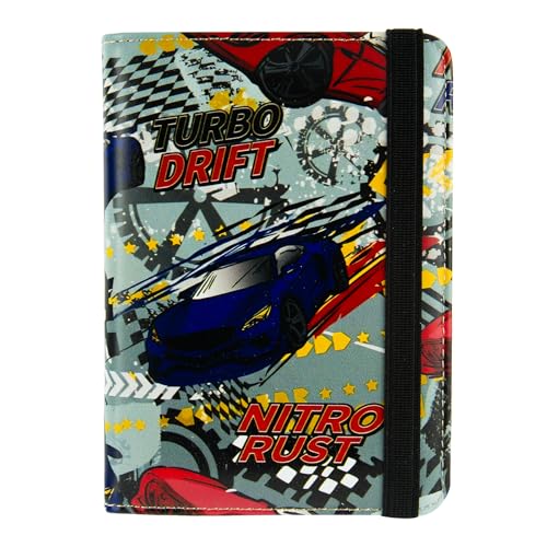 passport Holder,Rfid Blocking Travel Wallet Credit Card Case Cute Passport cover for Women/Men,Boys Girls Travel Essentials (Race Car) - color: Race Car