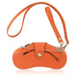 Glasses Case Holder Portable Slim Sunglasses Pouch Soft Eyeglasses Bag Eyewear Sleeve For Women Men - color: Orange