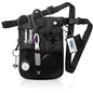 ASA TECHMED Nurse Utility Belt – Complete Medical Belt Utility Kit, Pro Pack Pocket Organizer Pouch Hip Bag for EMT, CNA, NP, PA, Student, Black - color: Black