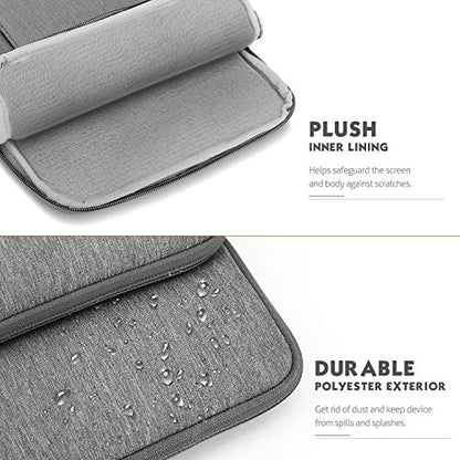 MoKo 9-11 Inch Tablet Sleeve Bag Carrying Case with Storage Pockets Fits New 11-inch iPad Air M4 2026/iPad Pro M5, iPad Pro/A16 11, iPad Air 5/4th 10.9, iPad 9/8th 10.2, Tab S8/S9 11, Light Gray - color: Light Gray, size: 9-11 Inch