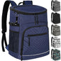 Cooler Backpack Insulated Leakproof Waterproof Backpack Cooler Bag 30/45 Cans, Large Capacity Lightweight Travel Camping Beach Backpack Cooler Ice Chest for Men and Women - color: blue, size: 30 Cans