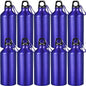 CHENGU Aluminum Water Bottle 20 oz Reusable Bottles Lightweight Leak Proof Aluminum Sports Travel Bottles with Twist Cap Buckle for Gym, Hiking, Cycling, Camping, Fishing - color: Blue