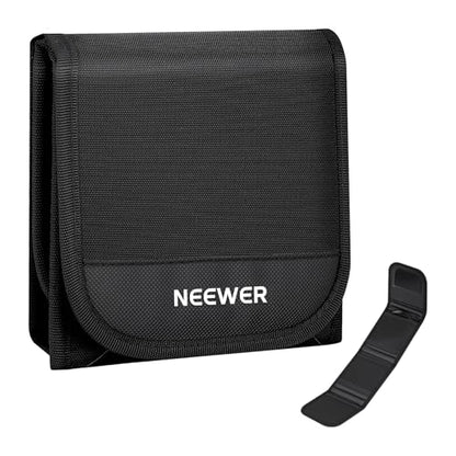 NEEWER 67mm Filter Case, Trifold Foldable Splash Resistant Protective Carry Pouch Storage Bag Accessories, Holds Up to Three 67mm Round Camera Lens Filters, PB14 - style: Pb14