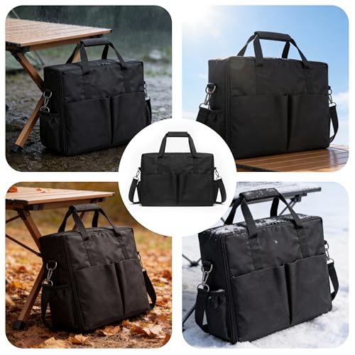 Griddle Carrying Bag for Blackstone Adventure Ready 12"x14" and 20"x14" 2-Burner Propane Camping Griddles, Portable Storage Case, Heavy Duty Weatherproof Protective Cover for Camping, BBQ, Tailgating - size: Carry case